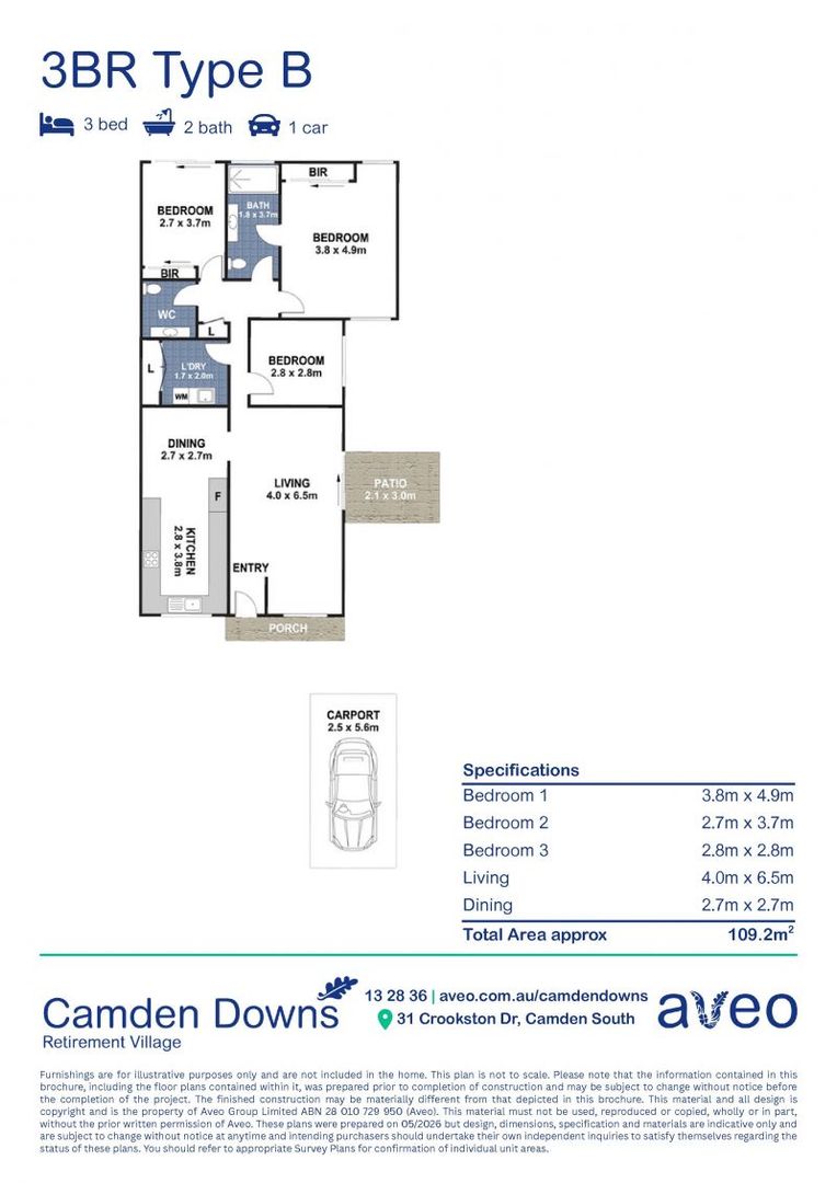 Rare 3-bedroom villa - available soon