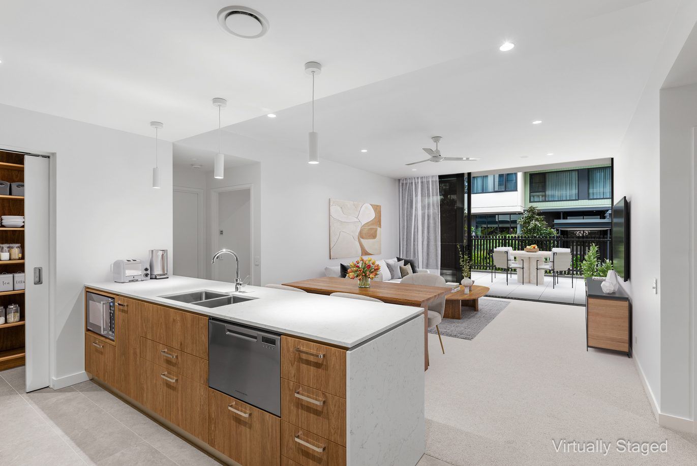 Exceptional outdoor living with Wattle Residences' largest terrace