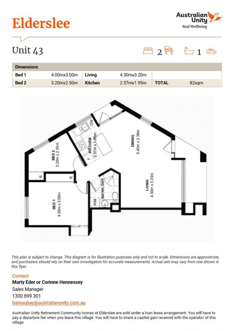 Available Now - Modern, Perfectly Positioned, Ground Level Unit