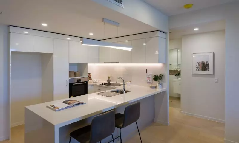 Modern two-bedroom apartment with ensuite and balcony