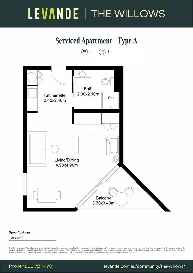 One Bedroom | Unit 310