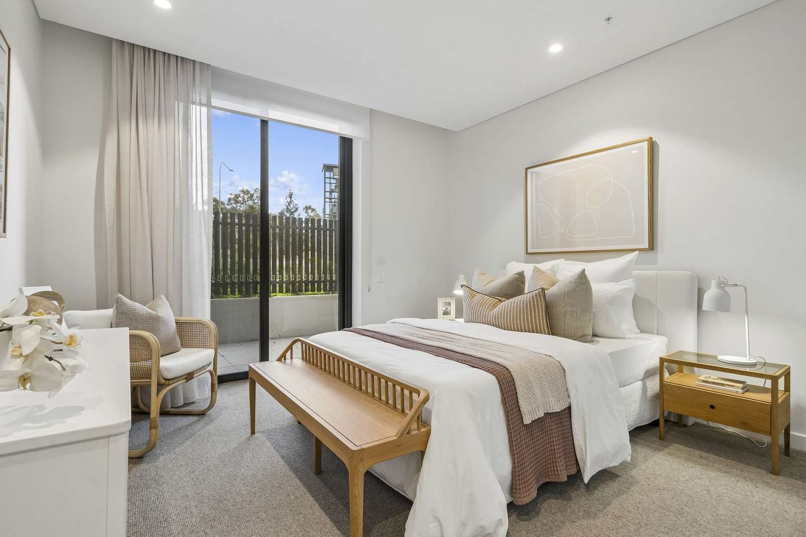 Expansive One-Bedroom Apartment with a Private Courtyard