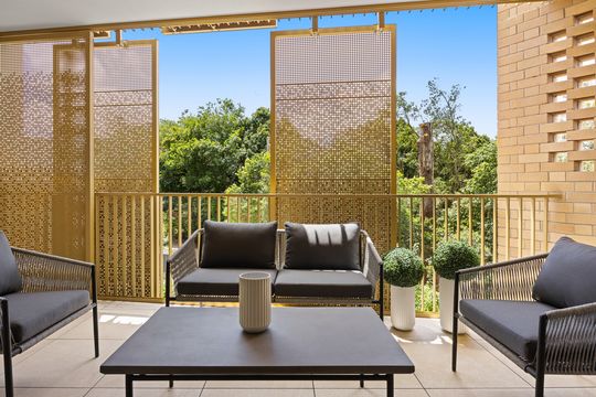 Enjoy a corner outlook over the golf course