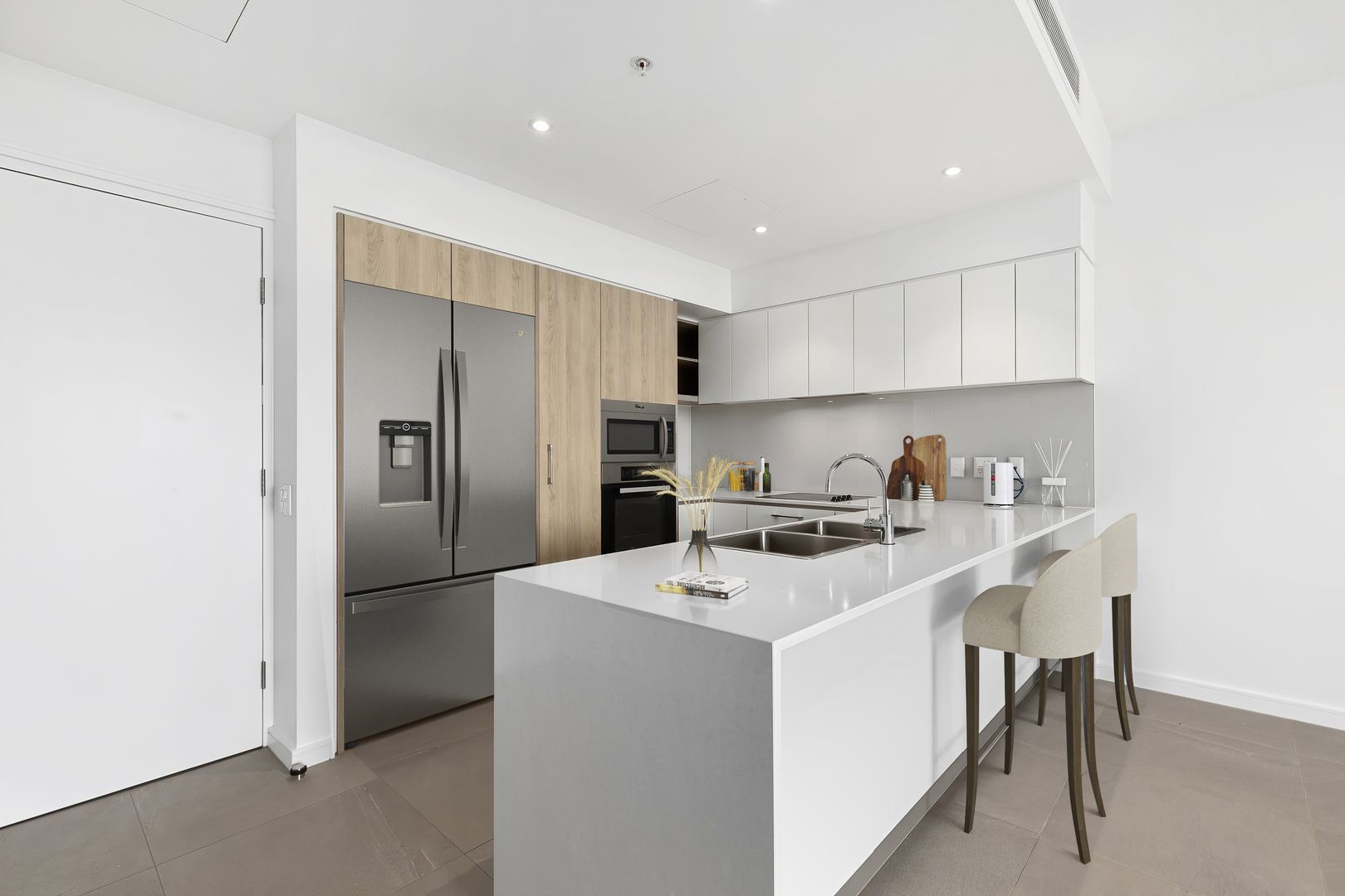 A bright modern apartment with the perfect balance of style, space and location.