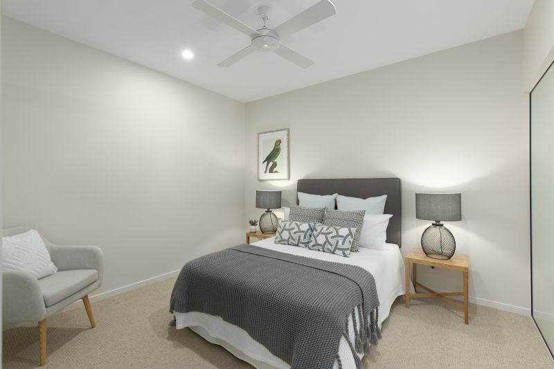 Lower open-plan two-bedroom apartment