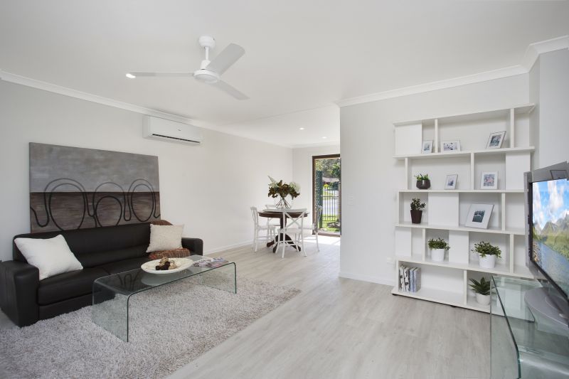 Two-bedroom one-bathroom villa currently under renovation