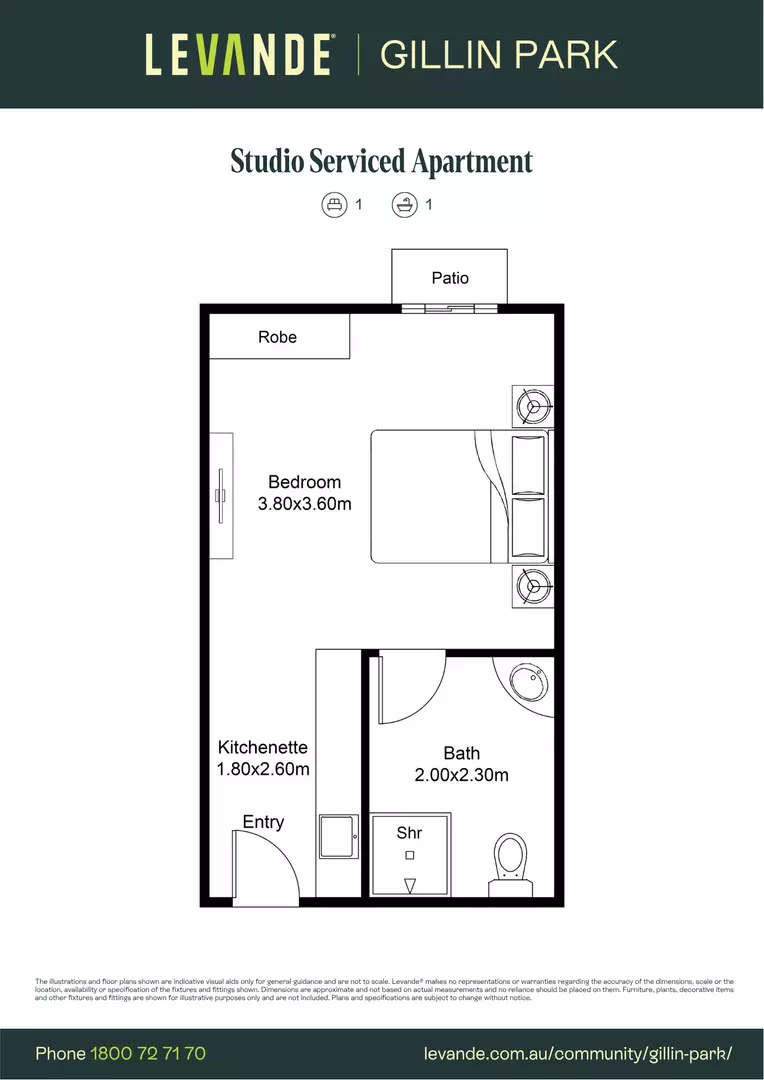 Studio | Serviced Apartment 508
