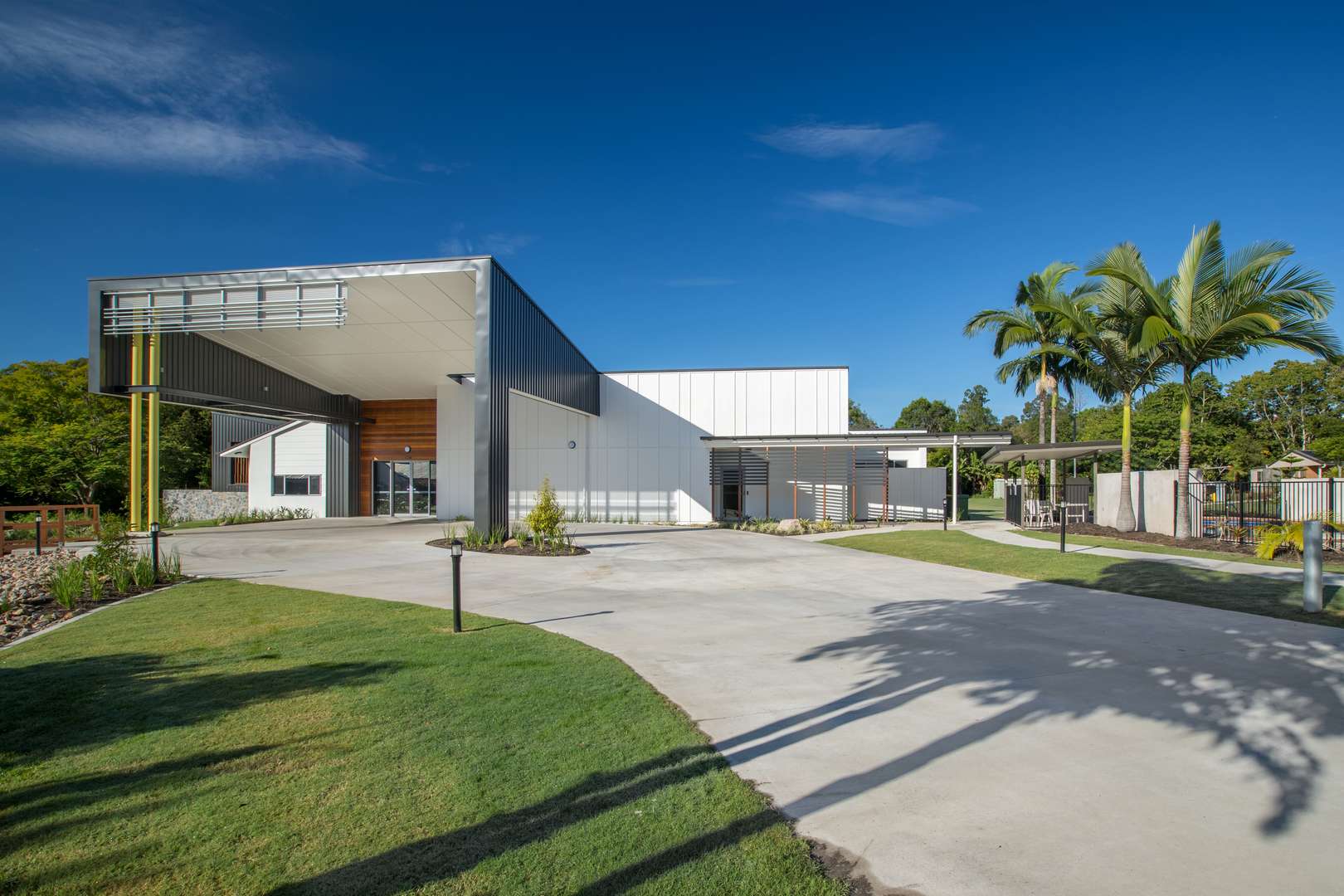 Peaceful retirement living overlooking lush lawns