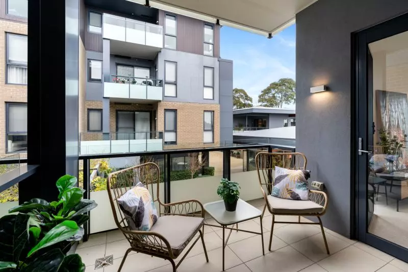 DEPOSIT TAKEN: Peaceful, Large - Two Bedroom First Floor Apartment overlooking tree tops of Bogong Reserve at The Residences of Campbell Place