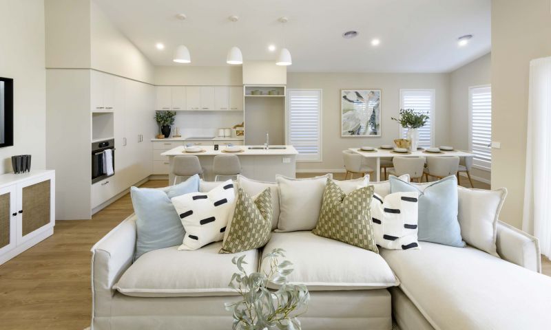 Elegant open plan living to relax and enjoy