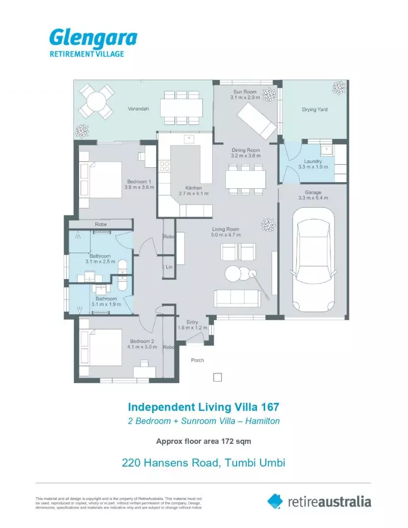 Convenience is everything! Get comfortable in the heart of the village in this modern two-bedroom, 2 bathroom villa.