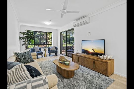 Modern comfort and support in a 1-bedroom apartment