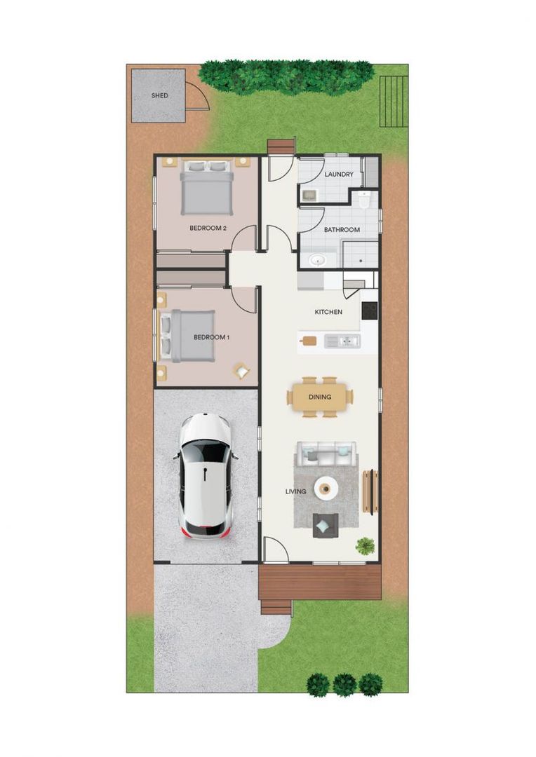 Lifestyle Communities Warragul - Compact two-bedroom home with effortless living