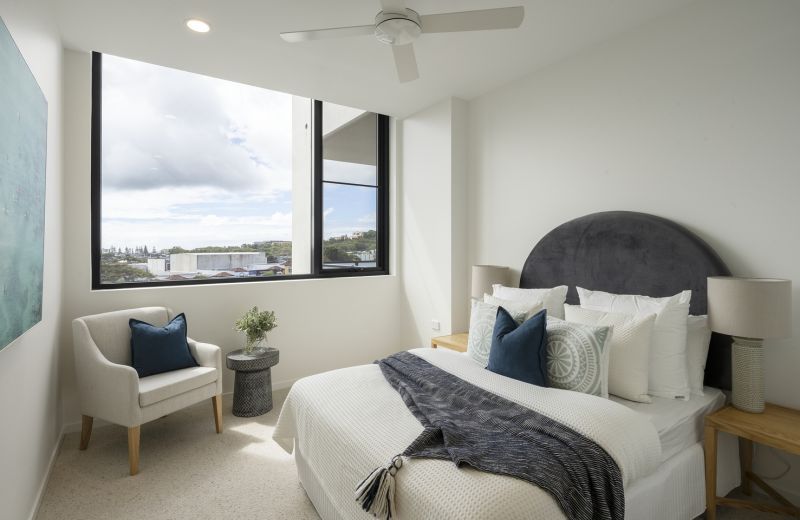 Spacious apartment filled with natural light, overlooking golf course