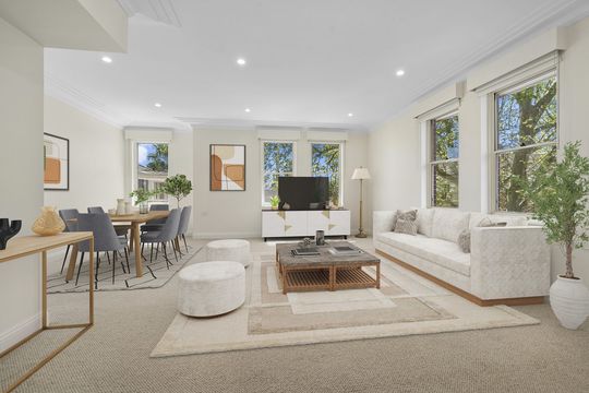 Bright and light-filled three-bedroom apartment