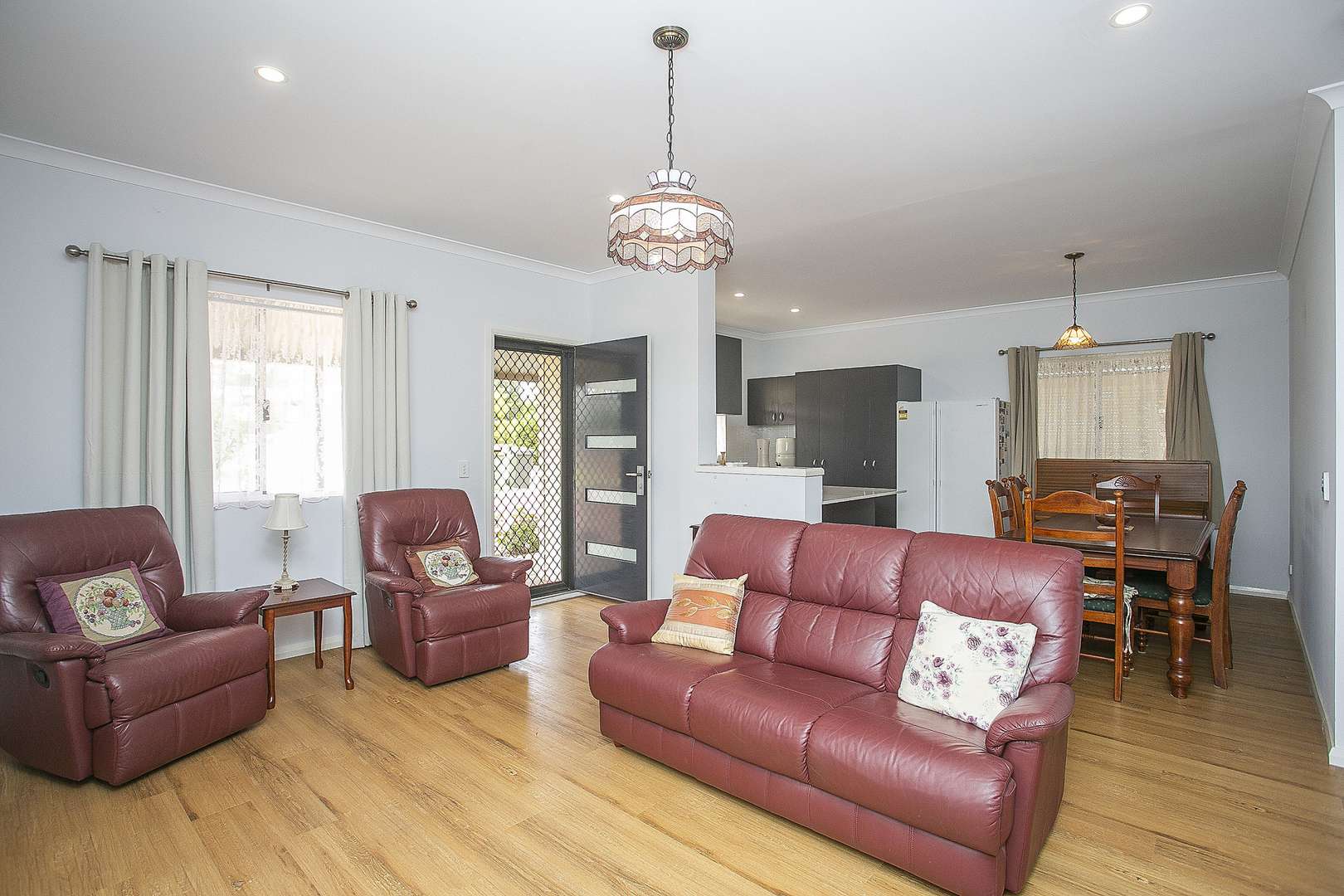 Front & Centre! 2 bed, 2 bath plus study with beautiful pond views