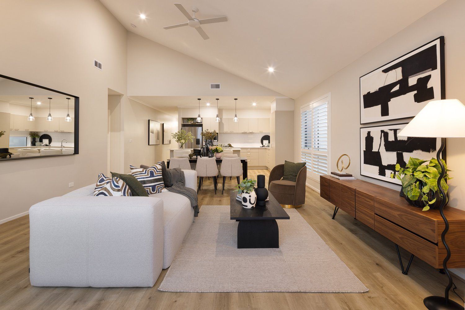 Open plan living to relax and enjoy