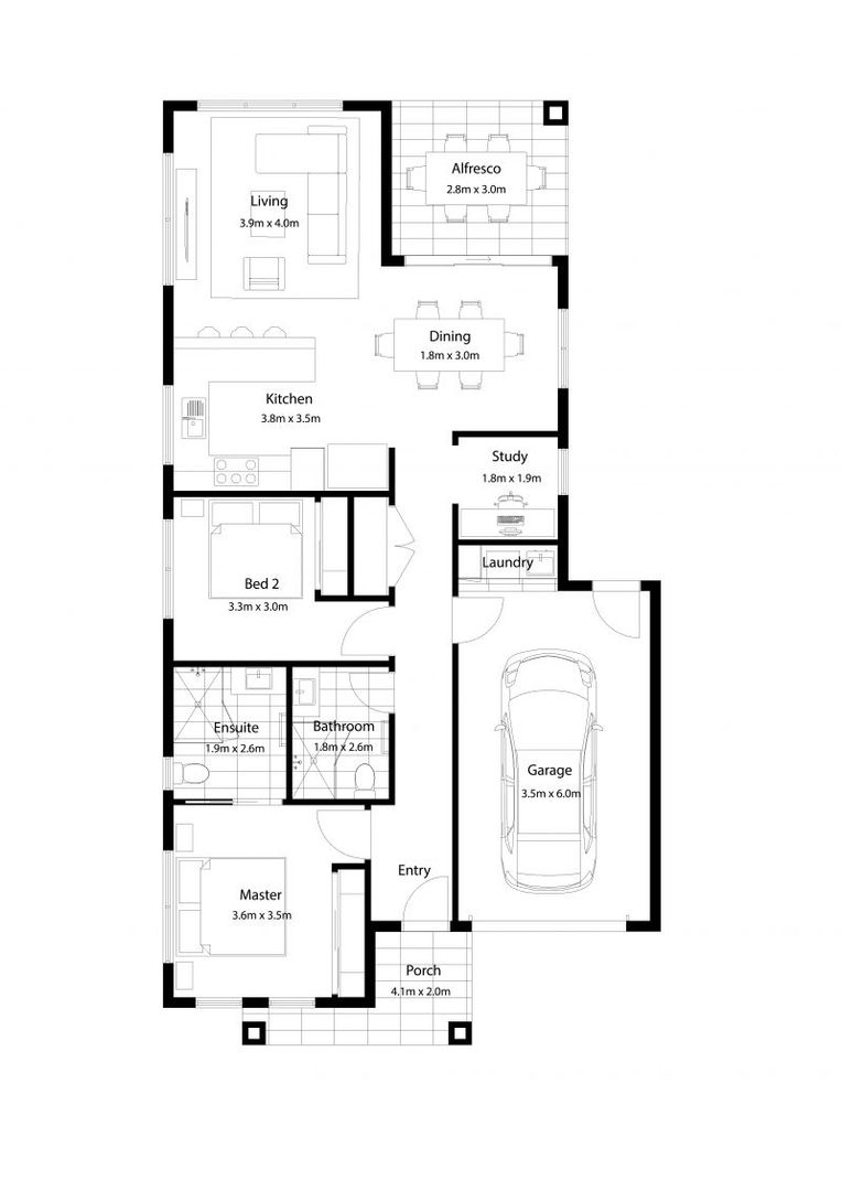 Chic modern living