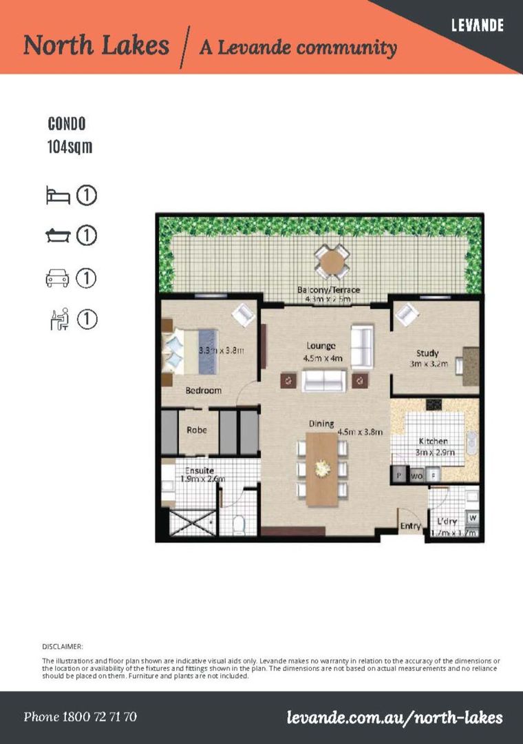 One Bedroom Condos | North Lakes Village – Enquire for Availability 