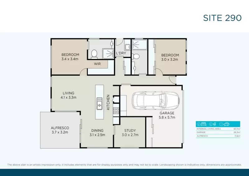 Stylish Corner Home – Extended Private Alfresco