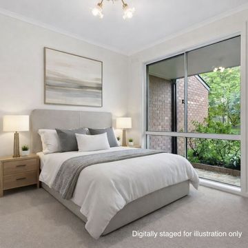 Private, Updated Unit with Courtyard in a Friendly Village Setting