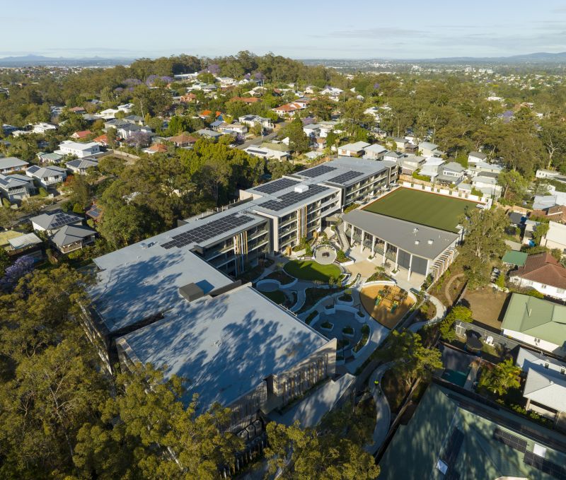 North-facing two-bedroom apartment with Brisbane skyline views
