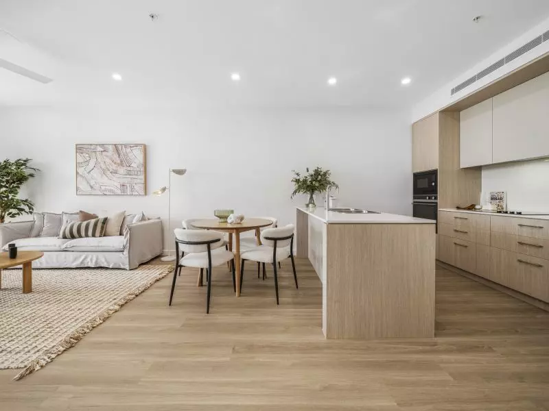 Sun‑Filled Living with a Spacious Entertainer's Balcony