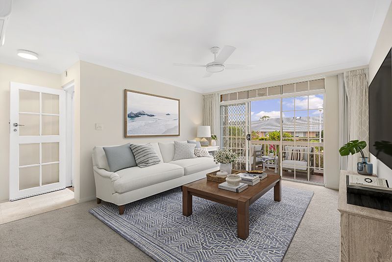Elegantly renovated ground floor unit overlooking beautiful gardens close to clubhouse.
