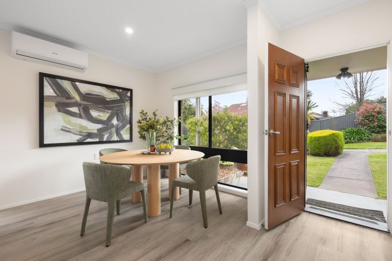 North-facing two-bedroom villa with private backyard