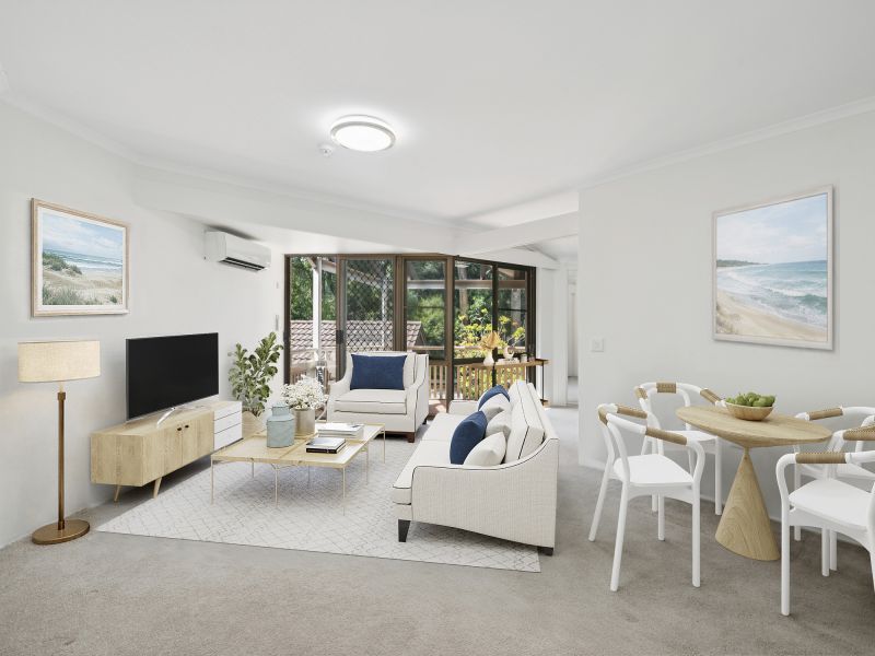 Privately set apartment with a peaceful, leafy aspect