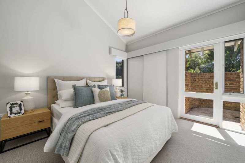 Fully renovated cottage-style retirement unit basks in warm north aspect