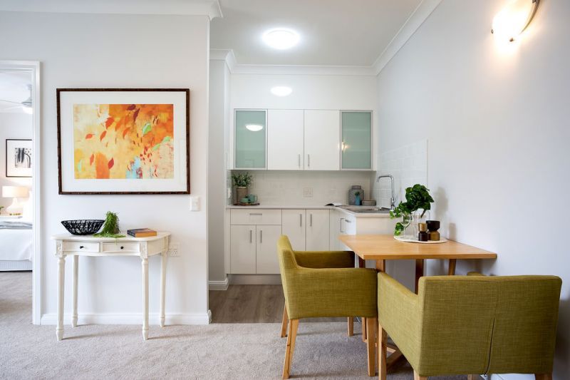 One bedroom serviced apartment with courtyard