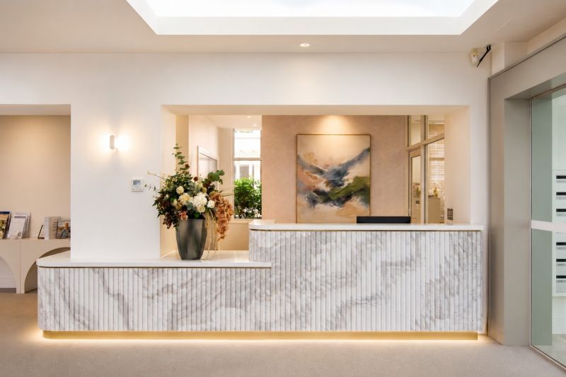 Spacious three-bedroom apartment with garden views