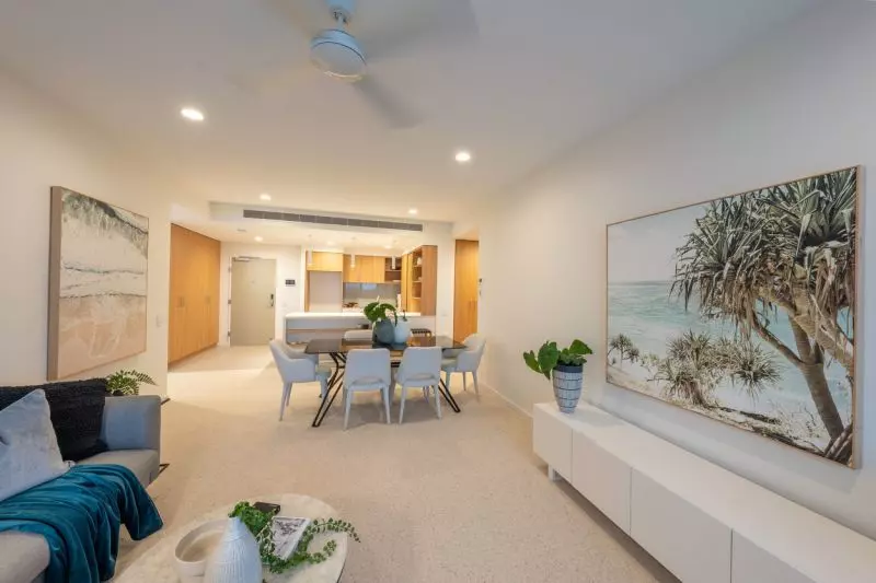 Spacious apartment filled with natural light, overlooking golf course