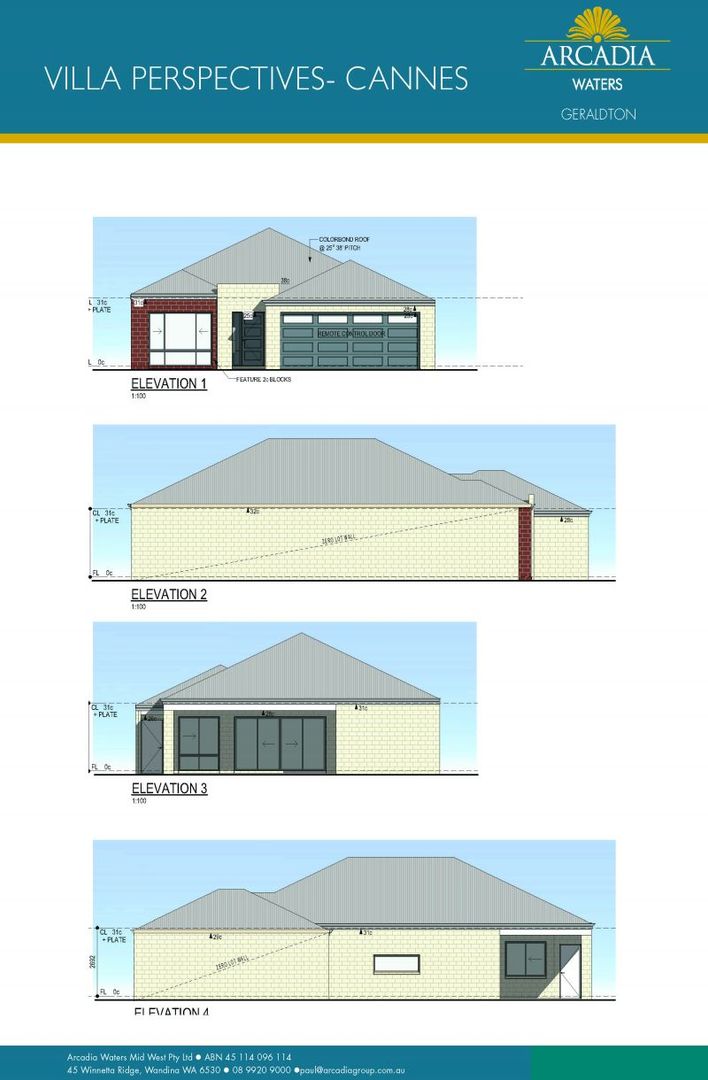 ARCADIA WATERS GERALDTON - New 'CANNES' Design in Stage 3