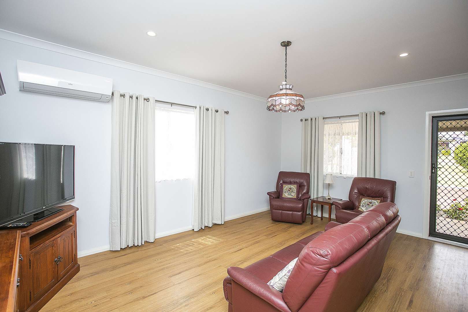 Front & Centre! 2 bed, 2 bath plus study with beautiful pond views