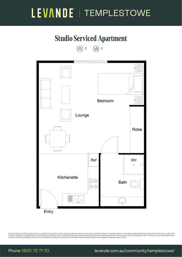 Studio | Serviced Apartment 142