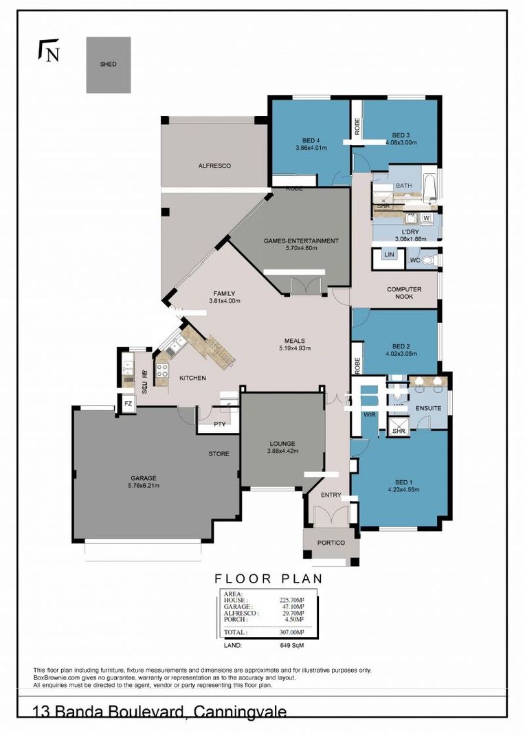 Stylish and Spacious Family Home on a big Land!