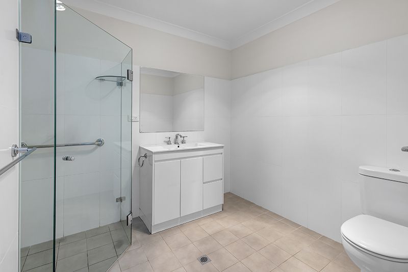 This elegant north east facing two bedroom unit offers refined living in a peaceful, private setting.