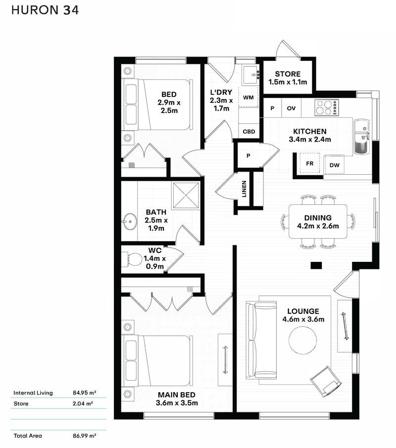 Sunny Yard and Vibrant Village Lifestyle