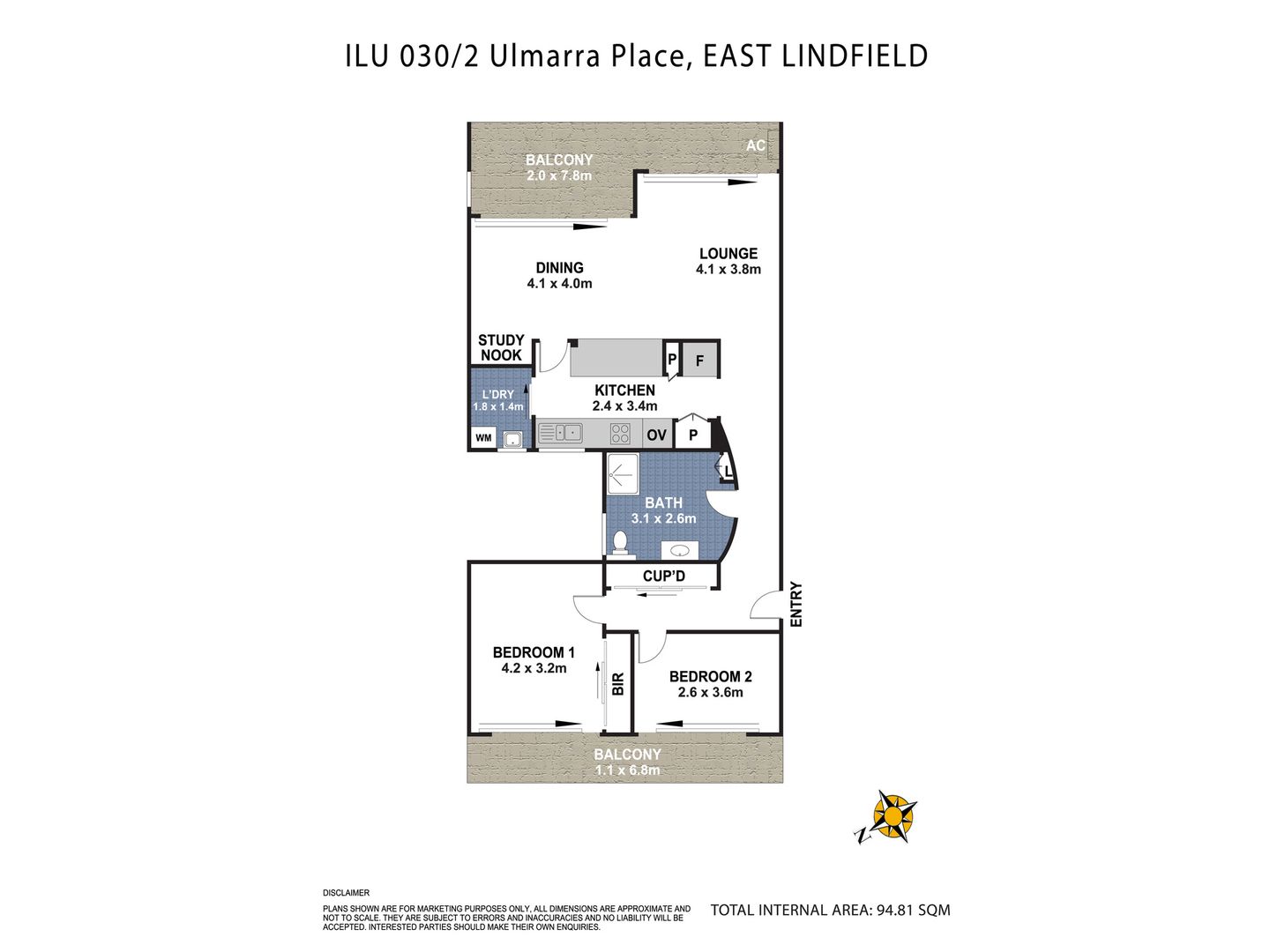 30/2 Ulmarra Place East Lindfield, NSW 2070