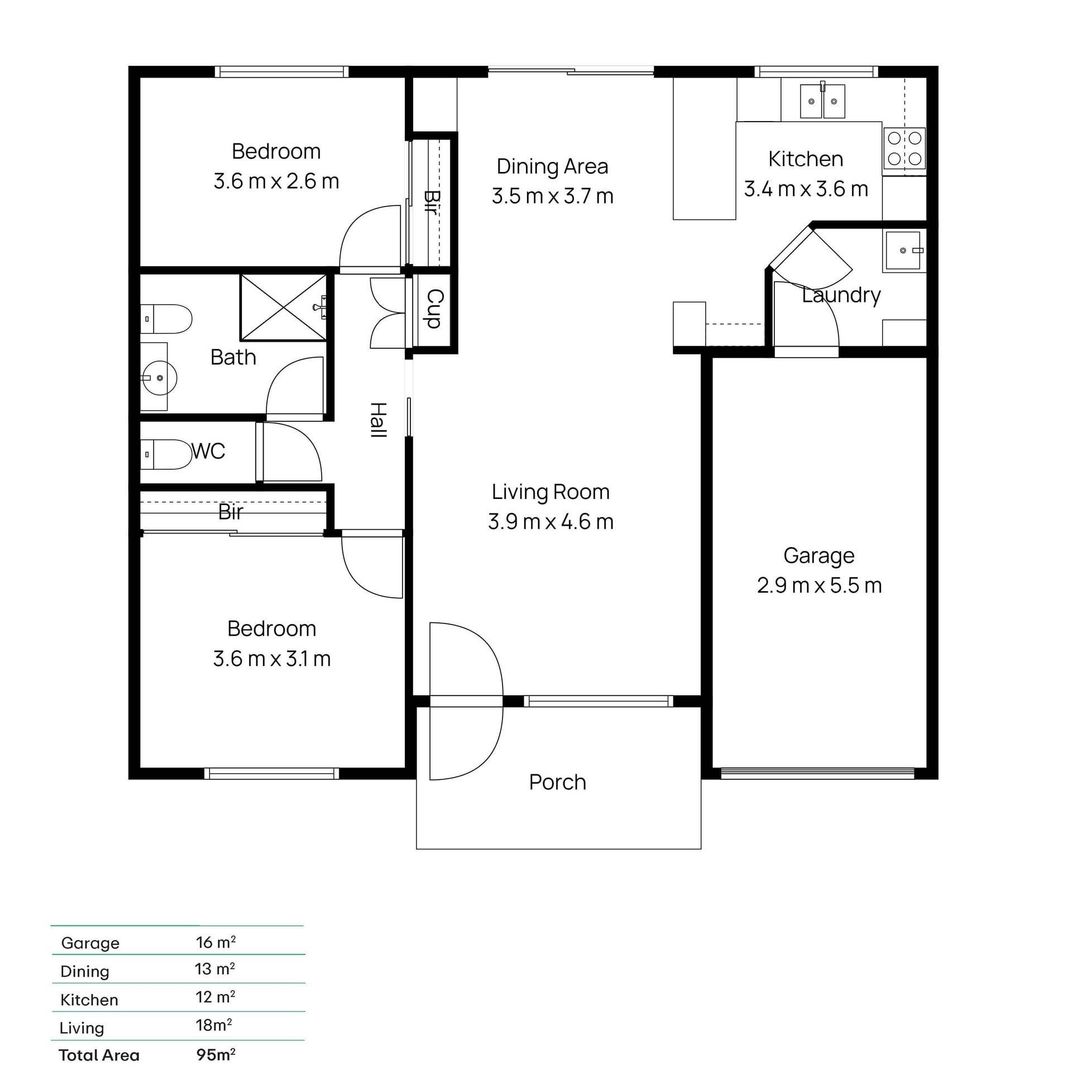 Corner Position with Private Courtyard