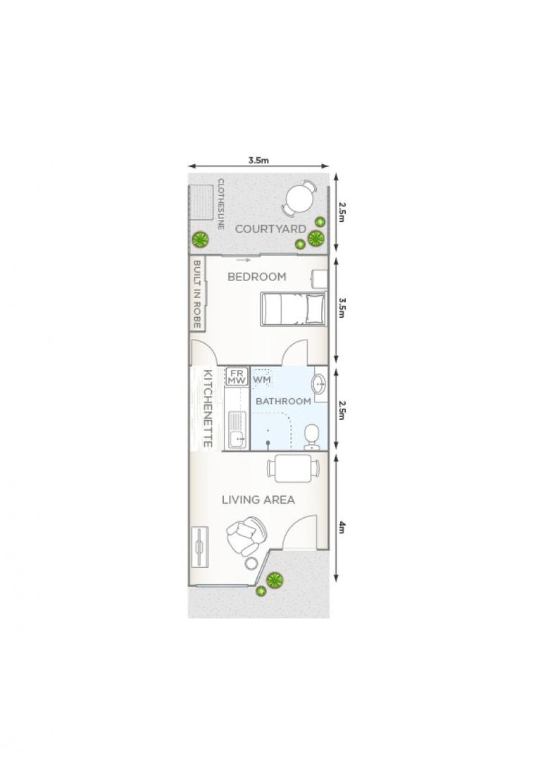 Rent in Seniors Community – Self-catered unit with kitchenette