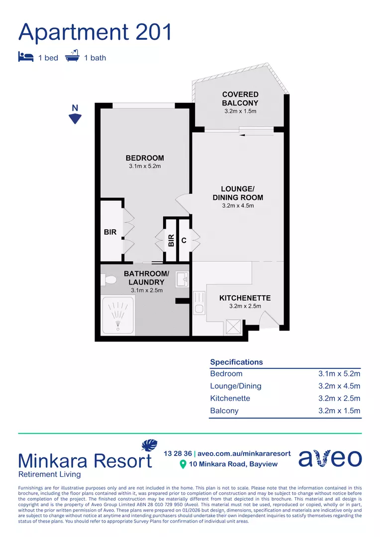 201/10 Minkara Road Bayview, NSW 2104