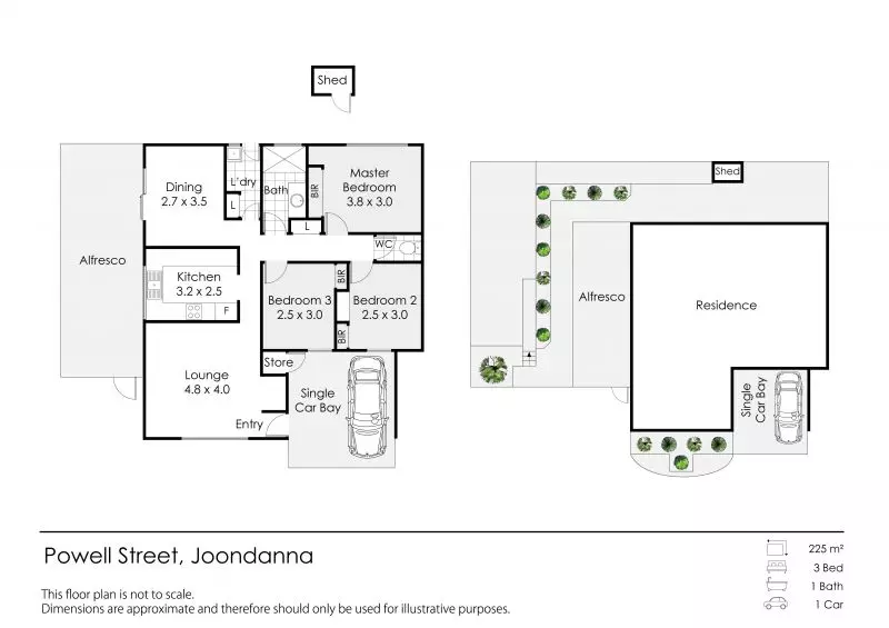 Spacious end villa with massive yard!