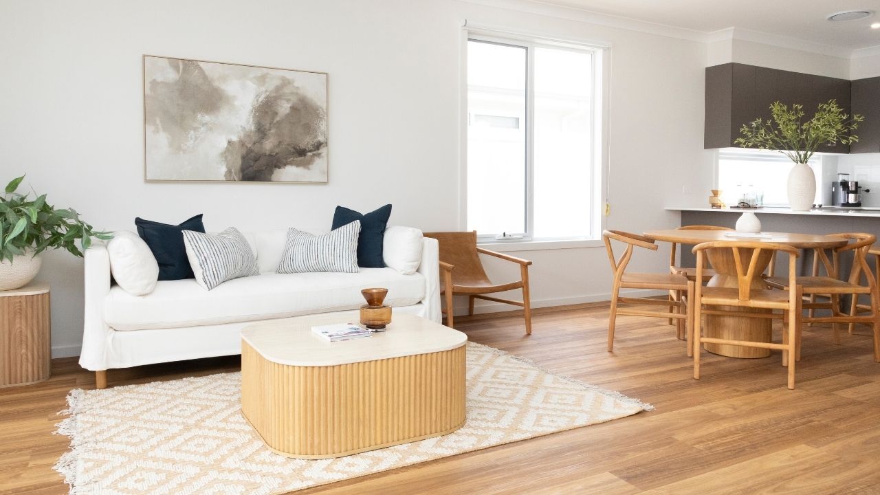 Live, work and relax in The Rowe with two bedrooms and a spacious study. 