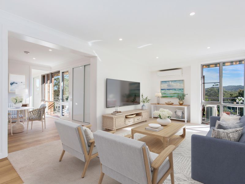 Two-bedroom unit with light & bright interiors