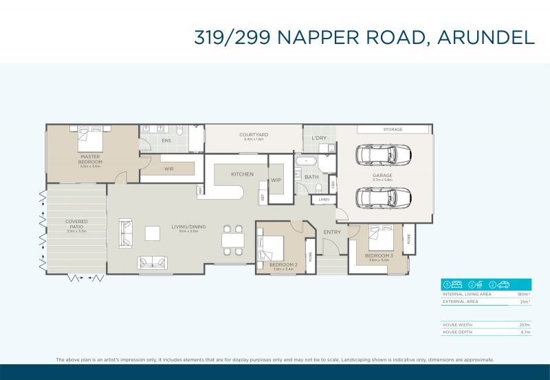 Sophisticated Living – Luxury Three-Bedroom Residence