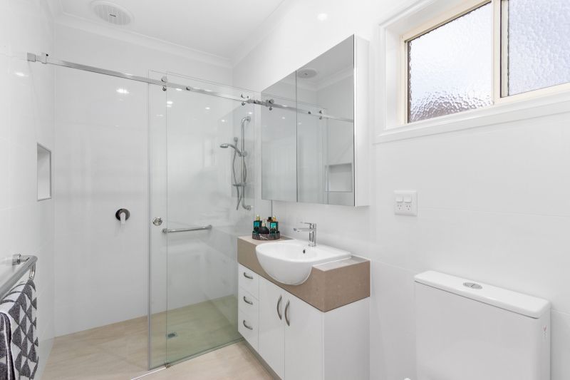 Modern villa near village entrance