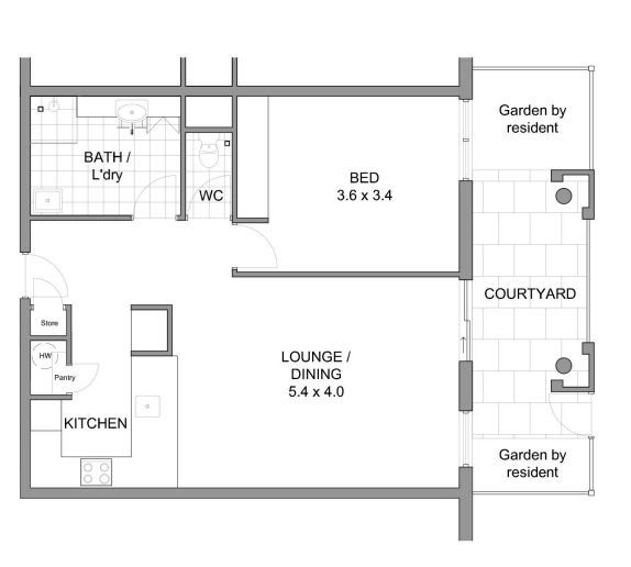 You will LOVE this ground floor retirement living apartment close to parklands!